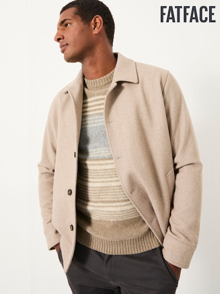FatFace Hadston Natural Wool Mix Jacket (F16660) | AED751