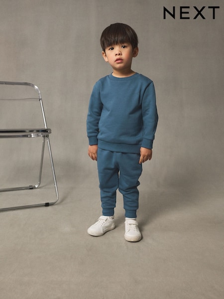 Blue Sweatshirt And Joggers Set (3mths-7yrs) (F16676) | €15 - €21