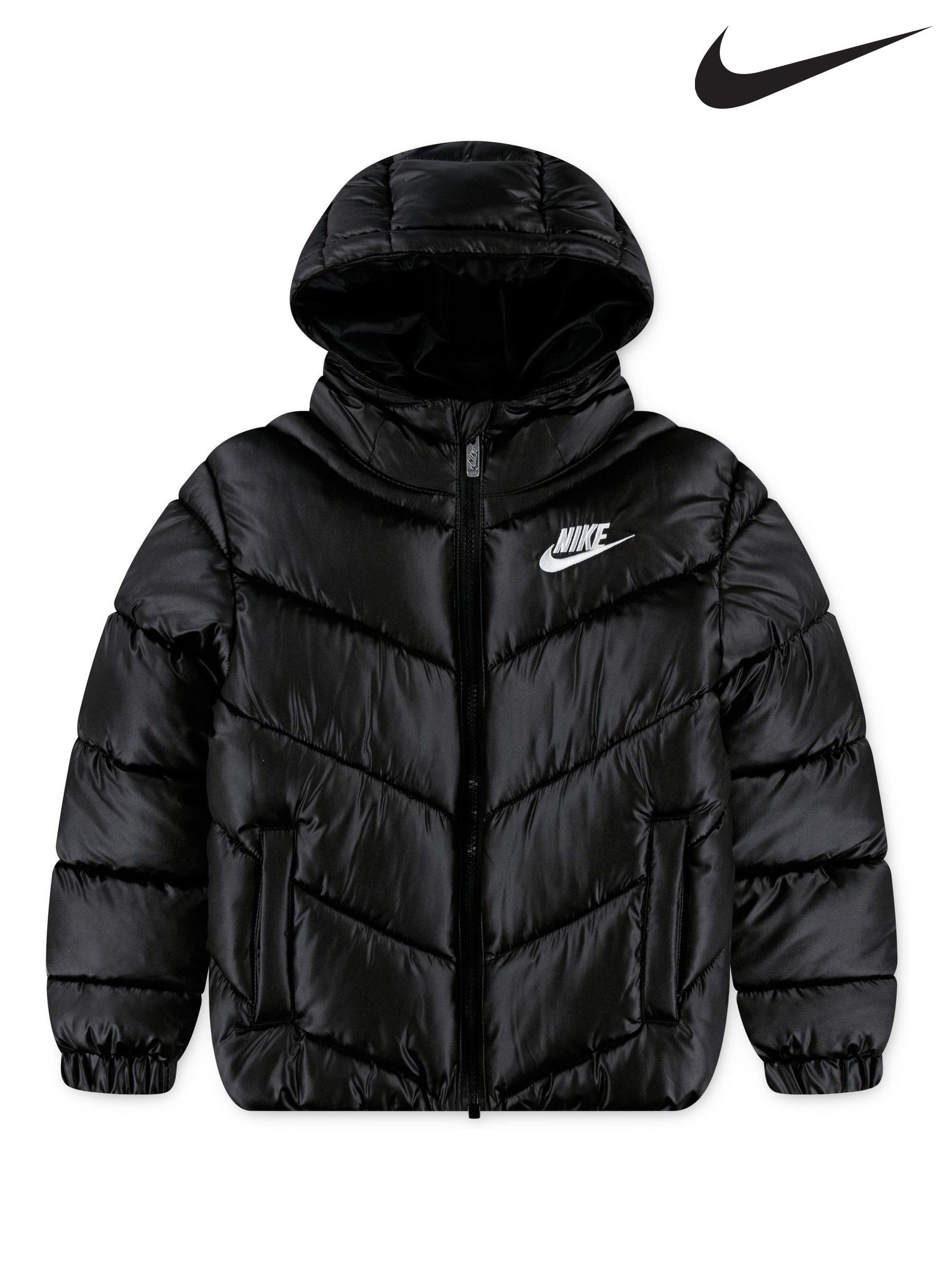 plain black nike jacket