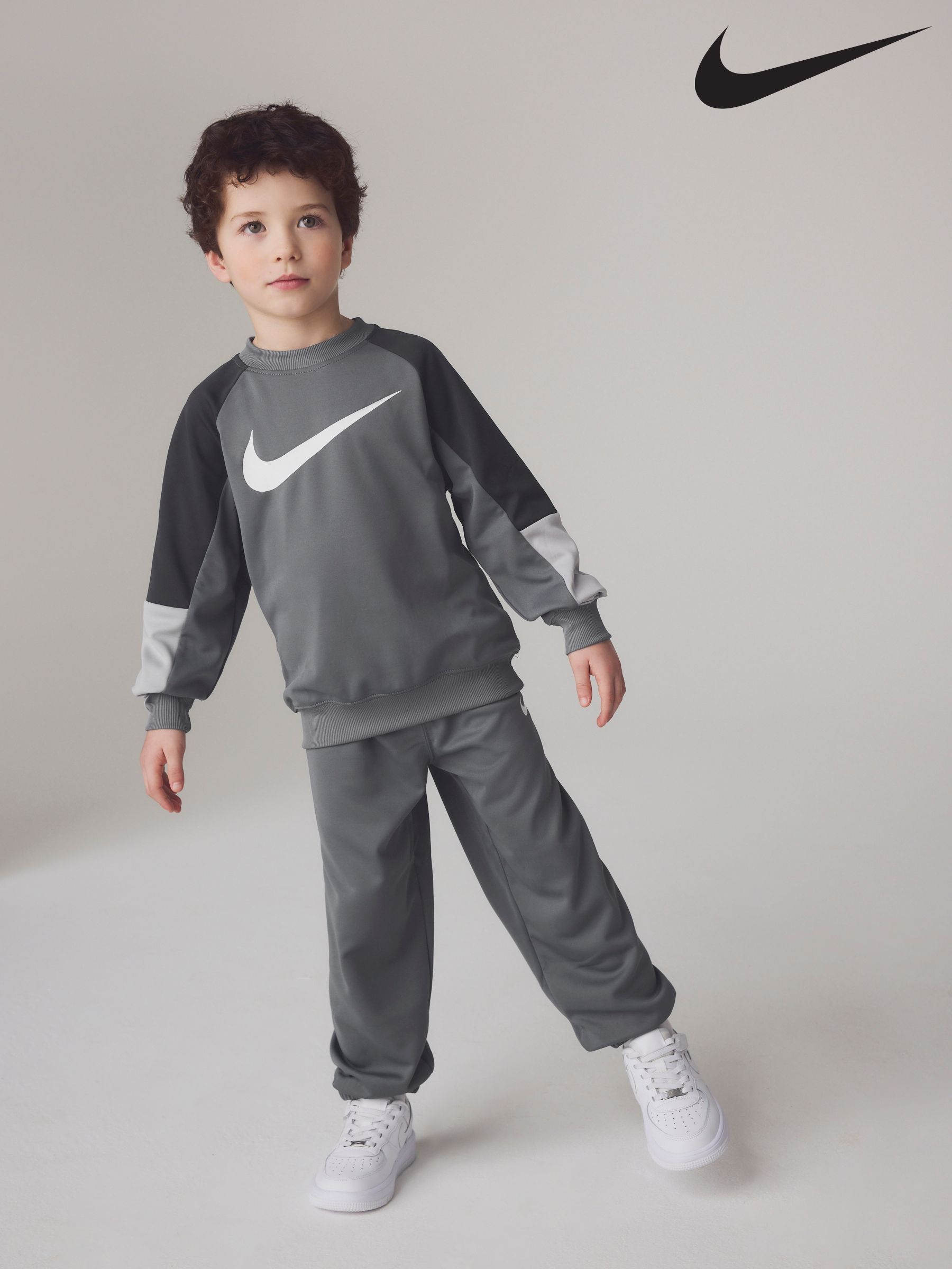 nike grey sweatsuit set