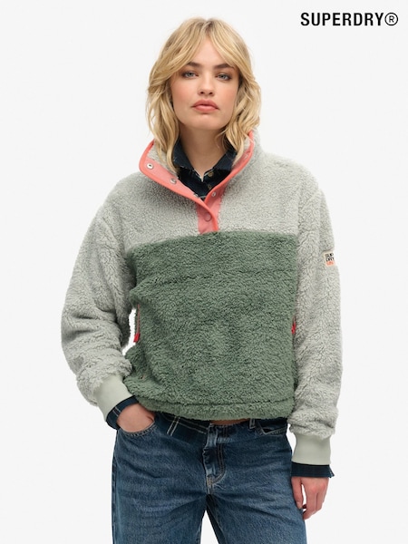 Superdry Grey Supersoft Mash Up Henley Jumper (F16820) | €83