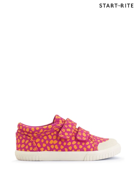 ורוד - Start-rite Kicks Splash Double Strap Canvas Shoes (F16885) | ‏146‏₪