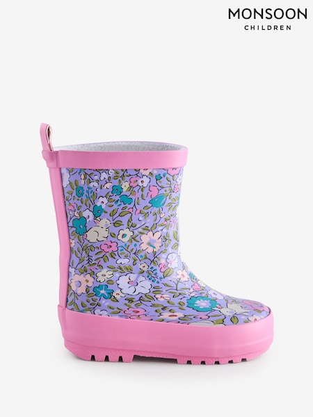 Monsoon Floral Bunny Print Wellies (F17025) | 14 €