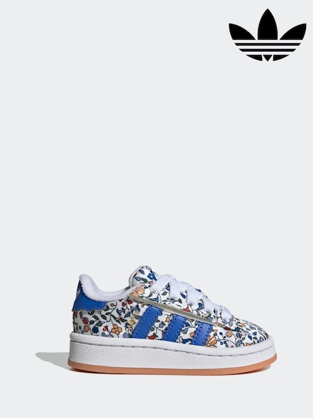 adidas Originals Natural Campus 00s X Liberty London Comfort Closure Elastic Lace Infant Trainers (F17067) | AED320