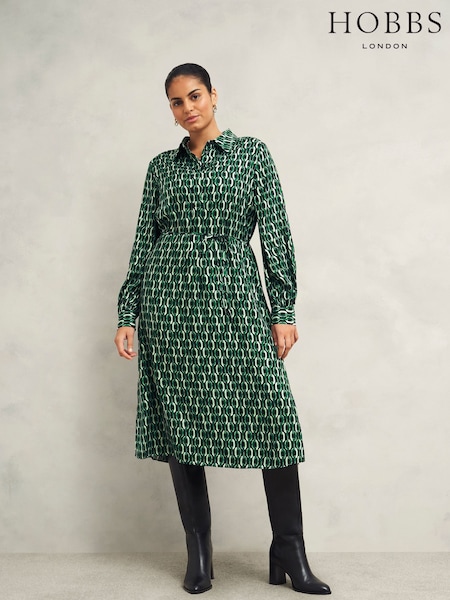 Hobbs Green Florian Dress (F17209) | AED868