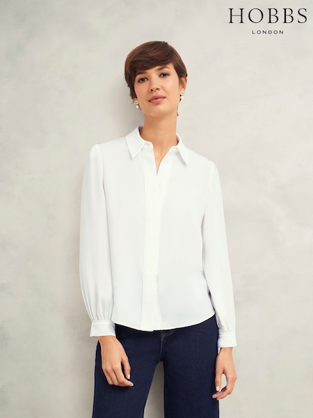 Hobbs Cream Jonie Shirt (F17221) | ₪448