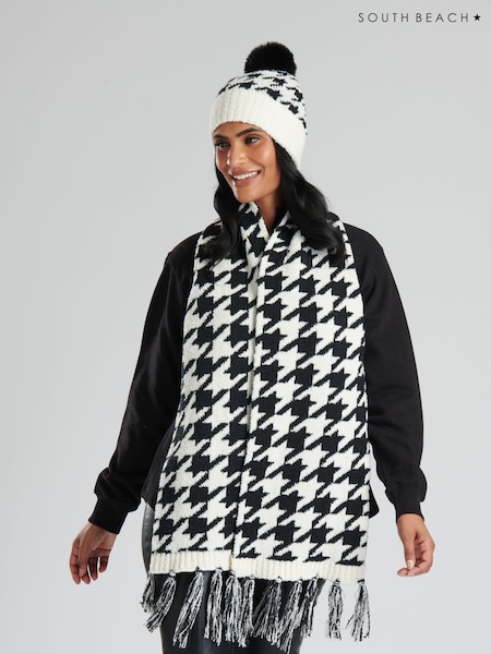 South Beach Knitted Scarf And Hat Set (F17239) | 166 LEI
