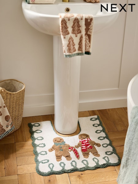 Christmas Gingerbread 100% Cotton Pedestal (F17305) | € 20