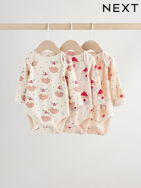 Mehrfarbig - Baby Christmas Bodysuits 3 Pack (F17433) | 17 € - 20 €