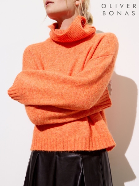 Oliver Bonas Roll Neck Knitted Jumper (F17579) | 338 LEI