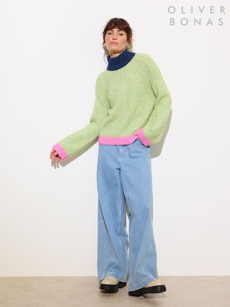 Oliver Bonas Colour Block Knitted Jumper (F17590) | €66