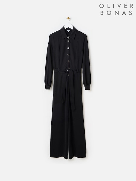 Oliver Bonas Button Through Wide Leg Jumpsuit (F17607) | 127 €