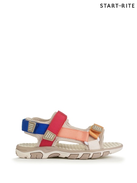 Start-Rite Trekker Kids Cream Sports Sandals (F17713) | kr428