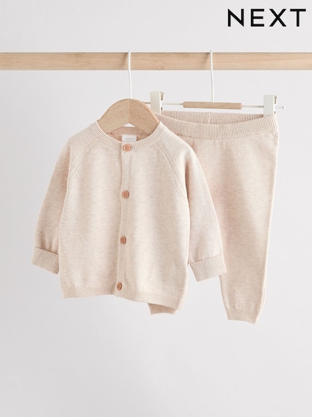 Neutral Baby 100% Cottton Knitted Jumper and Leggings Set (0-12mths) (F17719) | €33