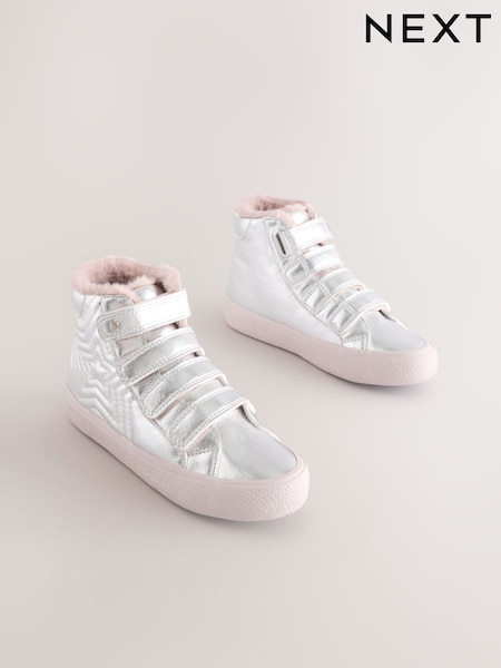 Silver Standard Fit (F) Touch and Close Fastening Boots (F17728) | €33 - €42