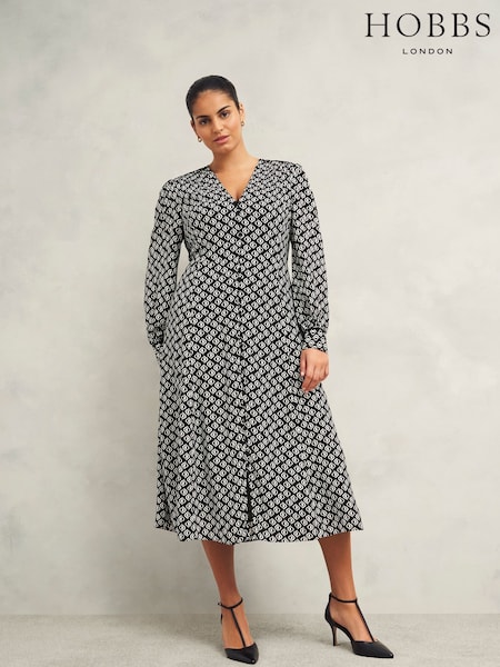 Hobbs Black Zadie Dress (F17763) | €216