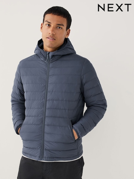 Blue ThermoGen Down Filled Packable Puffer Coat (F17842) | €93