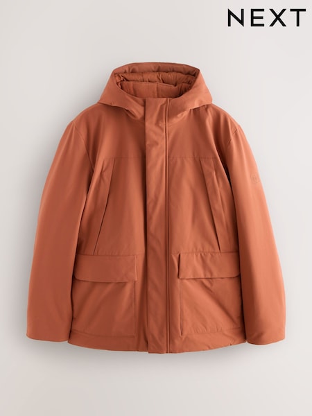 Orange ThermoGen Parka Jacket with Borg Lining (F17873) | €105