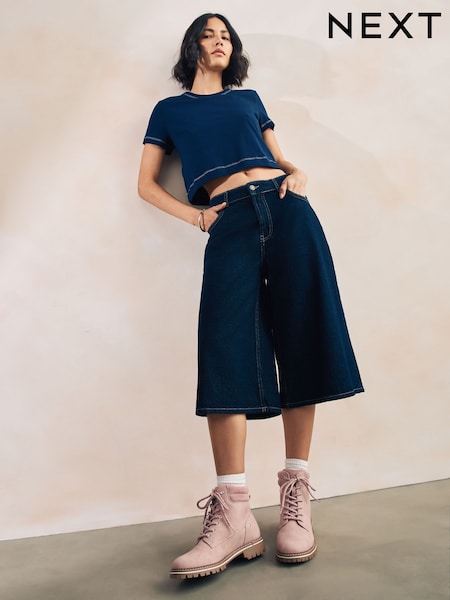 Corduroy rosa - Forever Comfort® Casual Lace-Up Boots (F17949) | R$ 350