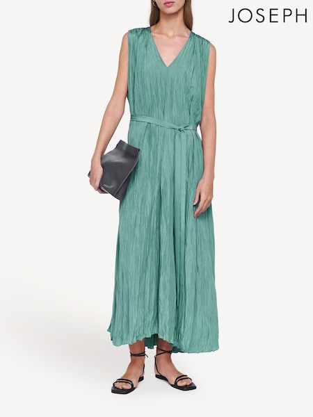 Joseph Blue Martini Silk Maxi Dress (F18071) | AED4,047