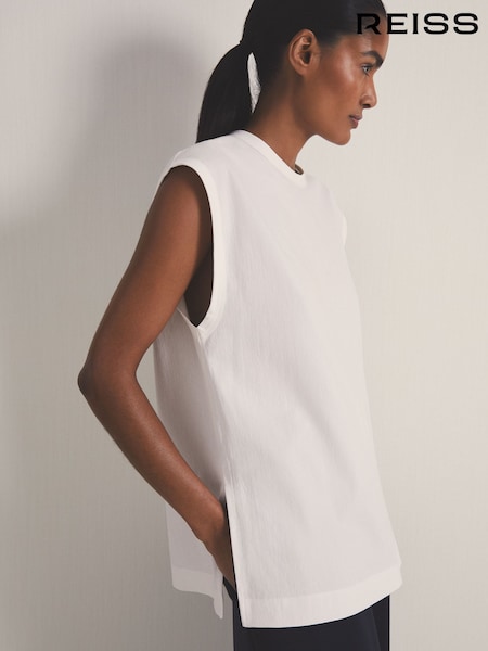 Valkoinen - Reiss Dylan Reiss | Les 100 Ciels Oversize liivi (F18127) | €91