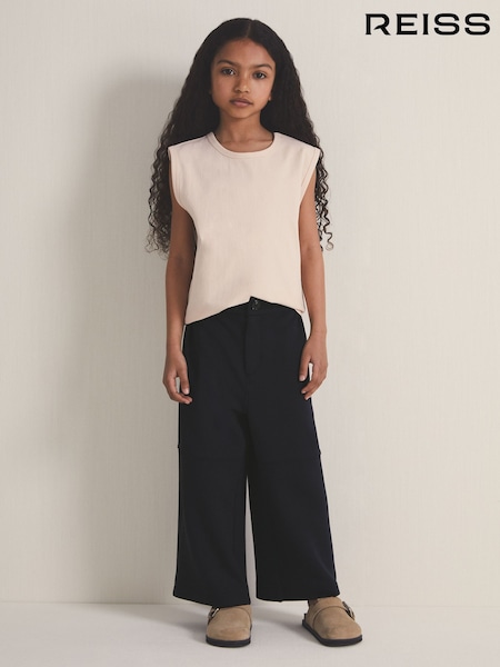 Reiss Navy Lenny 4-9 yrs Reiss | Les 100 Ciels Wide-Leg Joggers (F18224) | €70