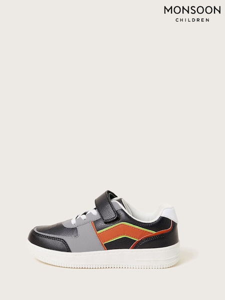 Monsoon Black Colourblock Rip-Tape Trainers (F18270) | 175 zł - 200 zł