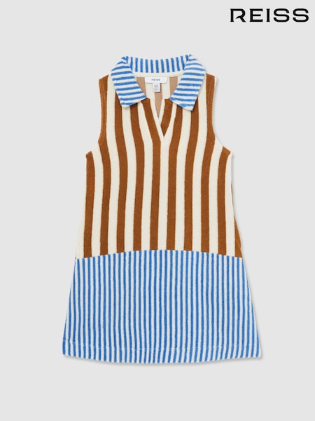 Multicolor - Reiss Felicia Towelling Stripe Dress (F18333) | 60 €