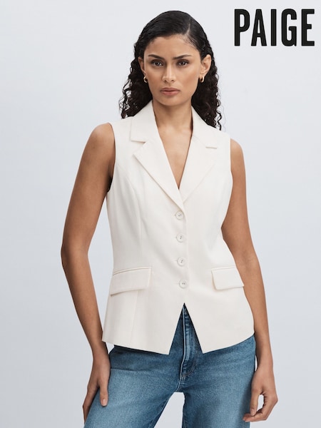 Paige Lyocell Cotton Tailored Waistcoat (F18342) | €429