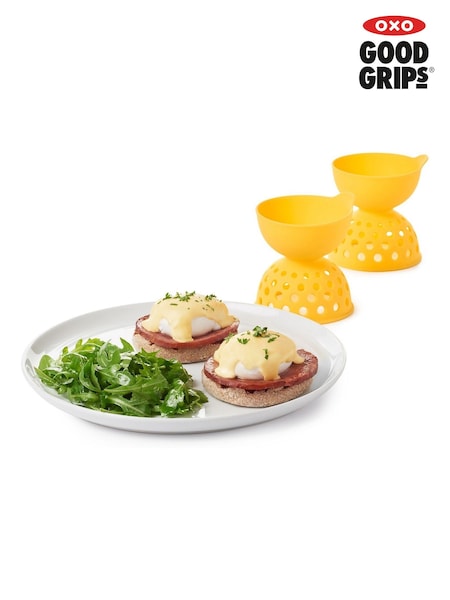 Oxo 12 Piece Silver 2 Piece Silicone Egg Poacher Set (F18389) | €20