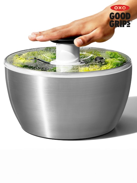 Oxo Silver Steel Salad Spinner (F18408) | €95