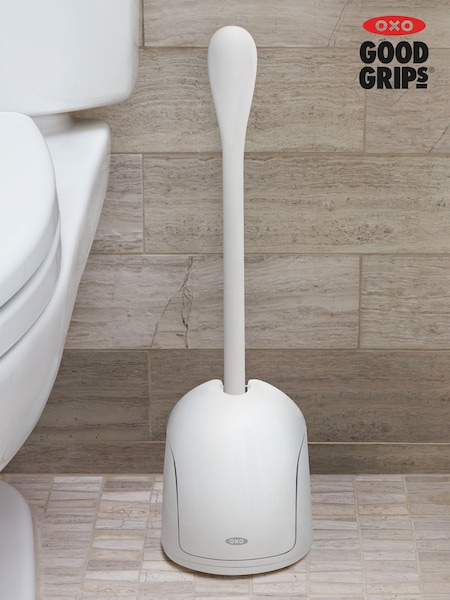 Oxo Silver Compact Toilet Brush & Canister (F18410) | €23.50