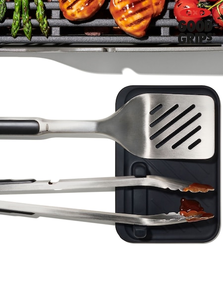 Oxo 3 Piece Silver Good Grips Grilling Tool Set (F18423) | €51