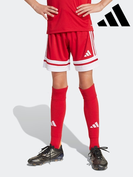 adidas Red Squadra 25 Kids Shorts (F18434) | R$ 130