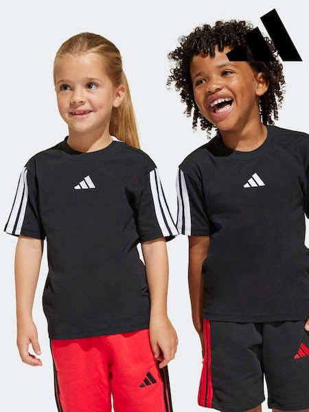 adidas Black/White Essentials Kids Joggers (F18450) | R$ 120