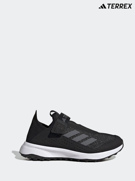adidas Black/Grey Terrex Voyager 21 Slip-On Travel Trainers (F18451) | AED262