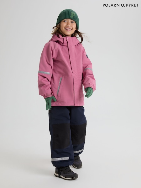 Polarn O. Pyret Pink Waterproof Shell Coat (F18639) | AED466