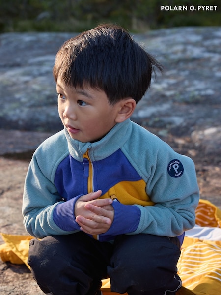Polarn O. Pyret Blue Waterproof Fleece Jacket (F18664) | R$ 495