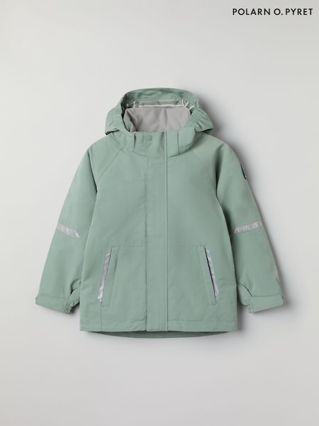 ירוק - Polarn O. Pyret Waterproof Shell Coat (F18668) | ‏402‏₪