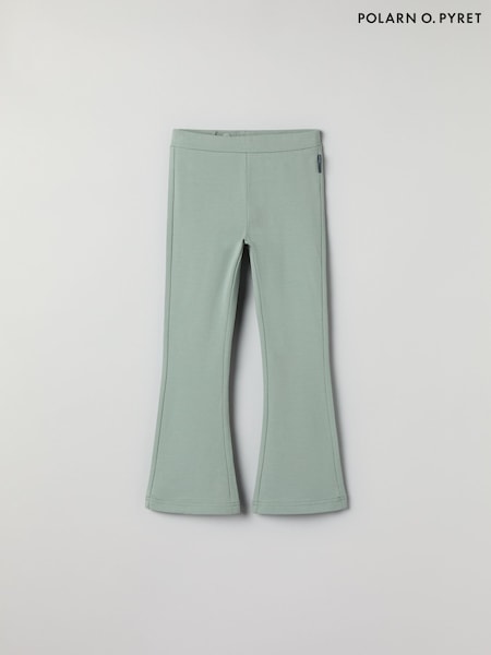 Polarn O. Pyret Green Flared Joggers (F18735) | ₪91