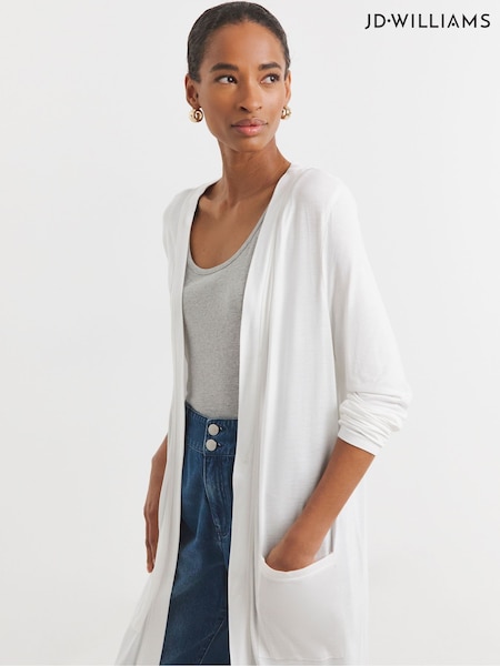 Bela - JD Williams Longline Jersey Pocket Cardigan (F18809) | € 29