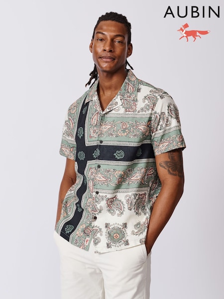 Aubin Higgins Short Sleeve Print Shirt (F18843) | R$ 880