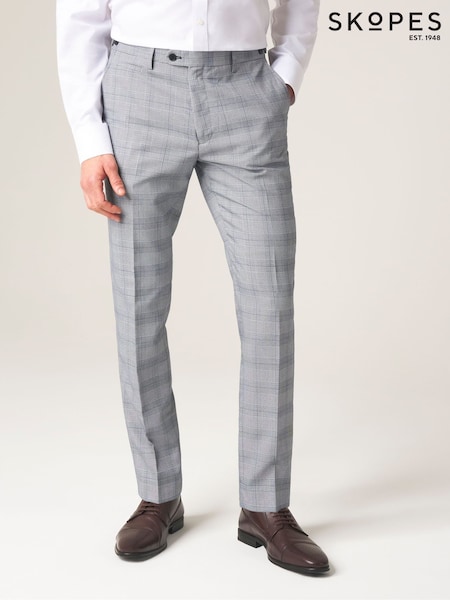 Skopes Grey Tapered Fit Tapered Fit Anello Suit Trousers (F18920) | €78