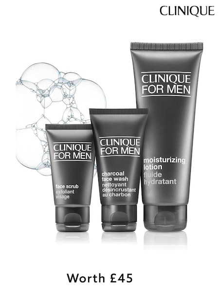 Clinique Daily Hydration Mens Skincare Gift Set for Normal to Dry Skin (Worth £45) (F19018) | €46