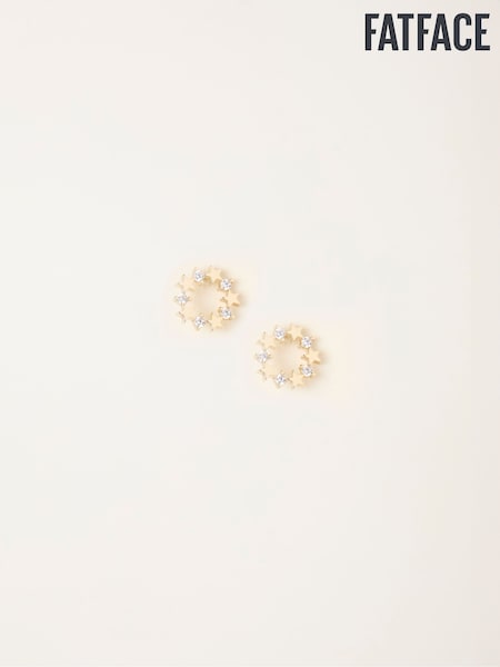 FatFace Gold Tone Star Ring Stud Earrings (F19047) | €13.50