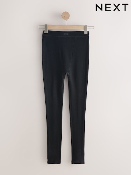 Black Thermogen Maximum Warmth Rib Thermal Leggings (F19183) | €21
