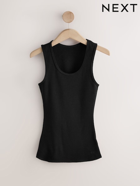 Black Thermogen Maximum Warmth Rib Thermal Vest (F19189) | R$ 120