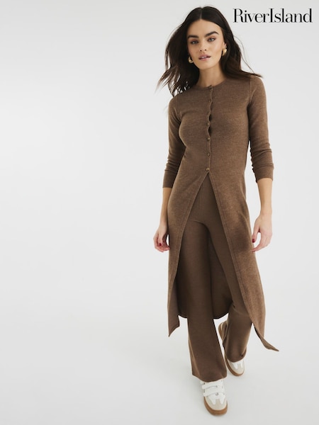 River Island Cosy Longline Cardigan (F19249) | ‏181‏₪