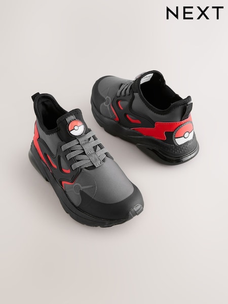 Grey Pokemon Elastic Lace Trainers (F19377) | AZN 75 - AZN 92
