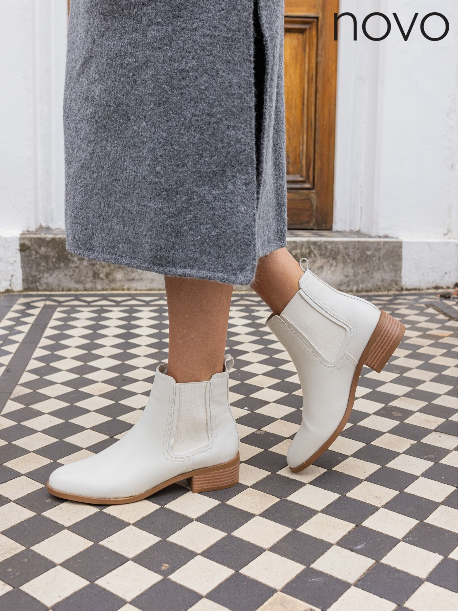 Women's White Boots | White Ankle Boots | Next